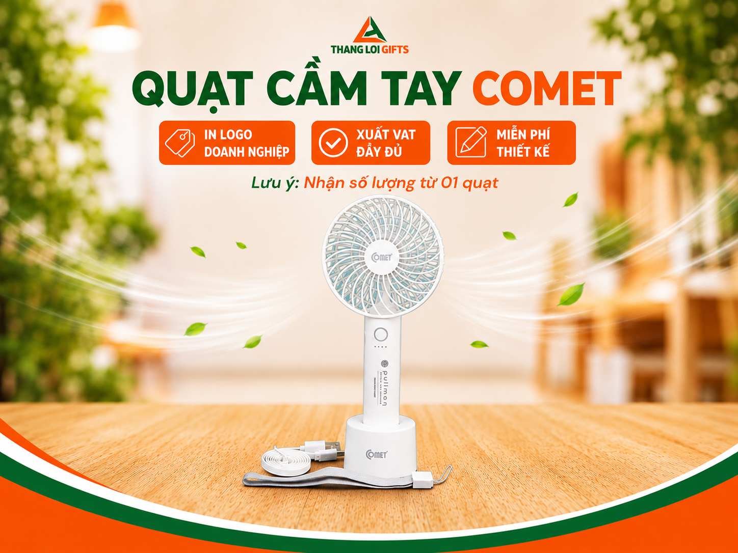 Quạt mini cầm tay COMET Q-03