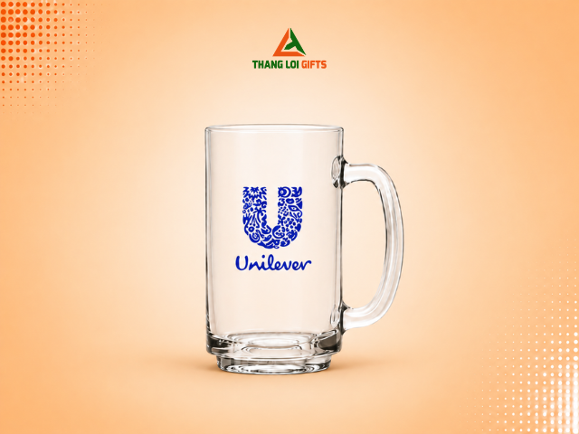 Ly thủy tinh quai đại 380ml L-06