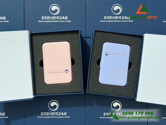 Pin sạc dự phòng Magsafe in logo công ty