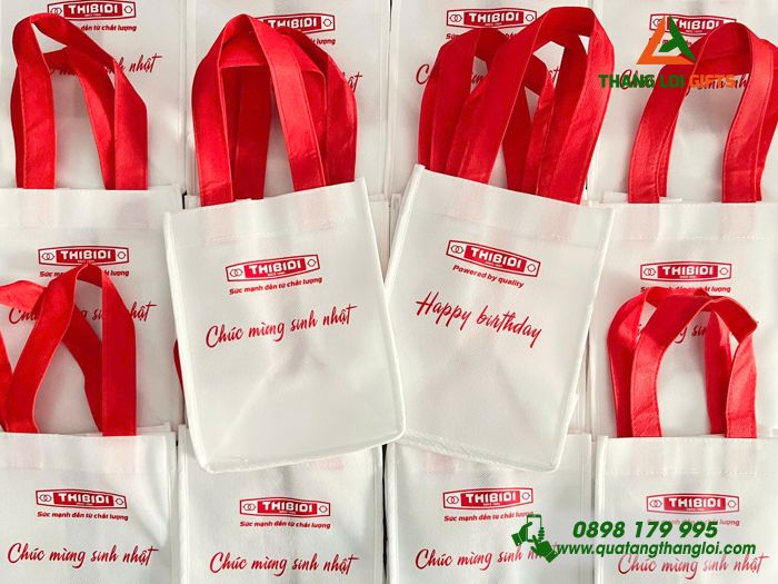 T&uacute;i vải kh&ocirc;ng dệt in logo c&ocirc;ng ty