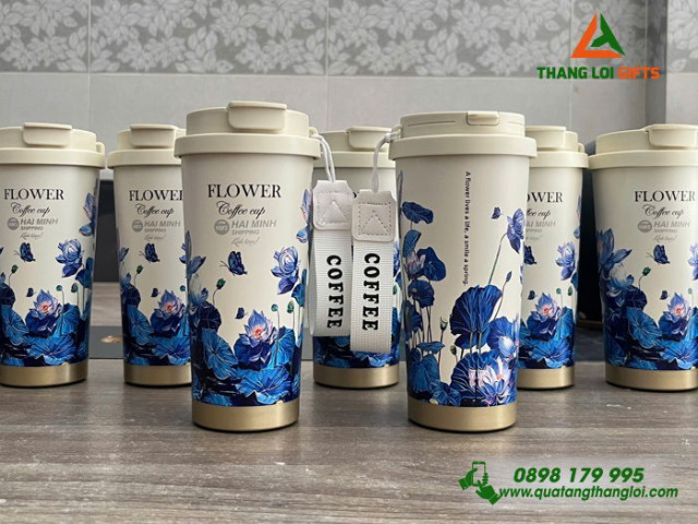 Ly giữ nhiệt họa tiết 530ml LG-03