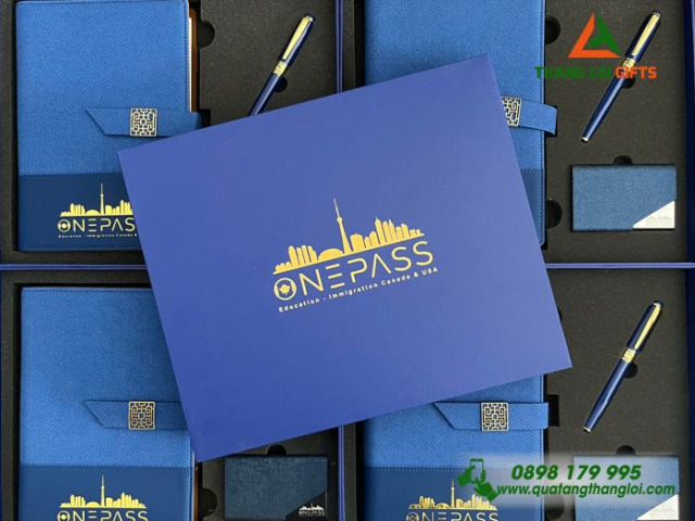 Bộ quà tặng Sổ tay + Bút ký + Hộp Namecard GS-18