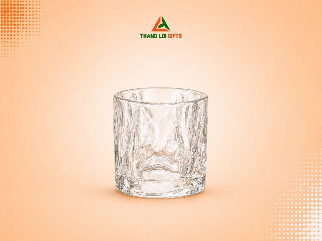 Bộ 6 ly (cốc) thủy tinh xoắn 210ml L-03