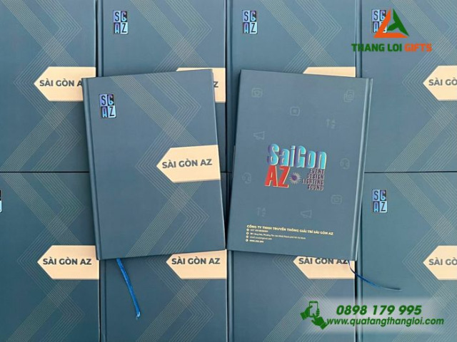 Sổ tay dán gáy in logo ST-08
