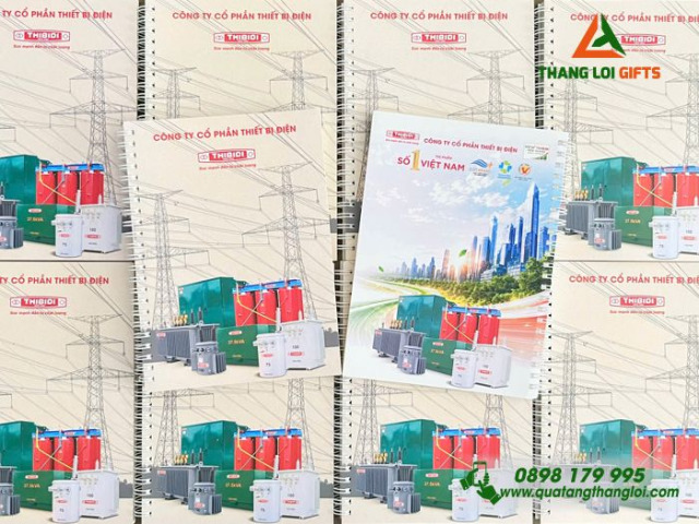 Sổ tay lò xo A5 in logo ST-07