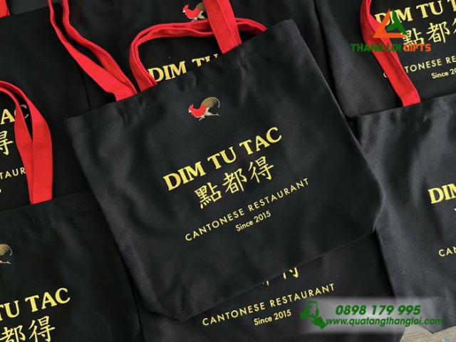 Túi vải canvas in logo TV-01