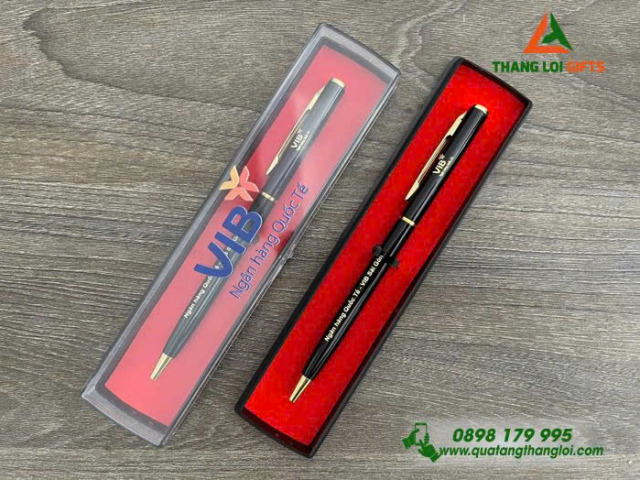 Bút ký kim loại nắp xoay cao cấp in khắc tên BK-05