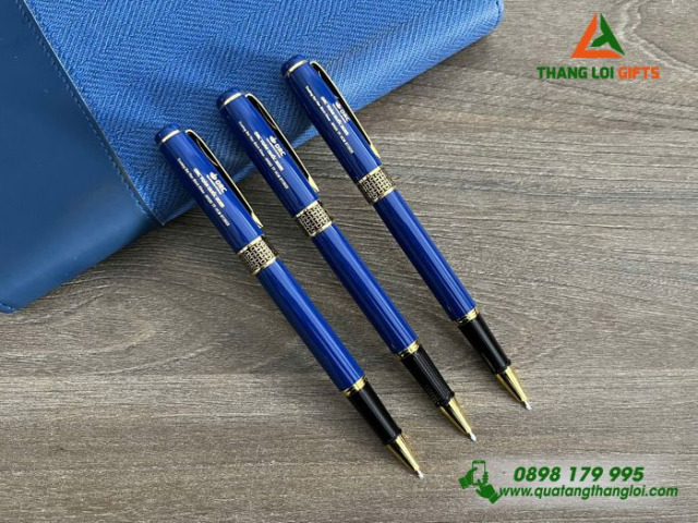 Bút ký kim loại tổ ong cao cấp in khắc tên BK-06