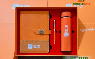 Set quà tặng công ty cuối năm in logo combo cao cấp