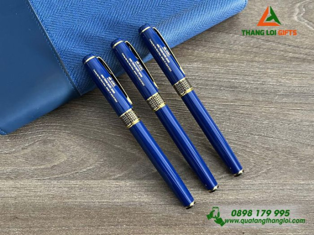 Bút ký kim loại tổ ong cao cấp in khắc tên BK-06