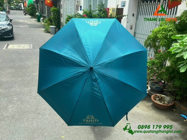Dù cầm tay cán thẳng in logo công ty