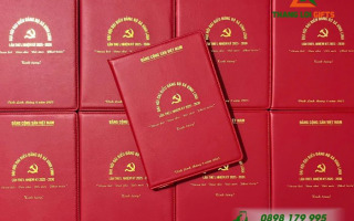 Sổ tay đại hội đảng theo yêu cầu: Gợi ý chọn mẫu mã, chất liệu và thiết kế theo yêu cầu