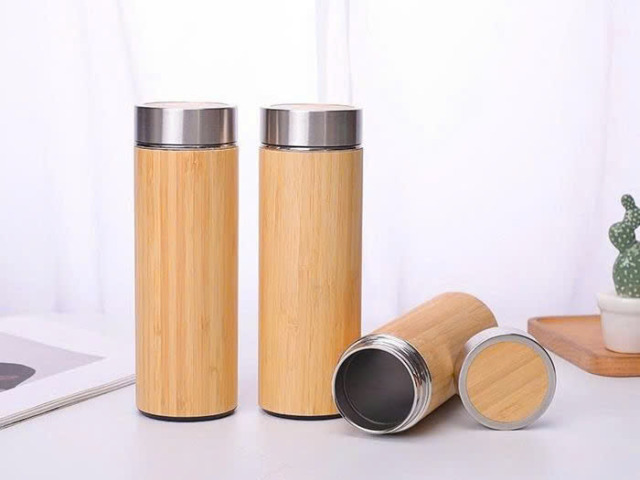 Bình giữ nhiệt vỏ tre BG-19