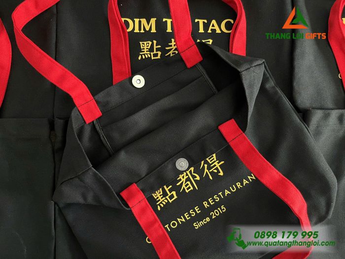 Túi vải in logo công ty theo yêu cầu