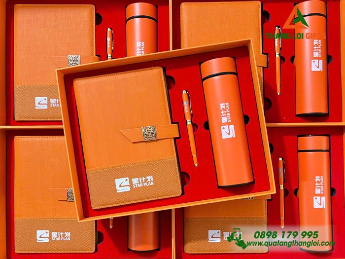 Set combo qu&agrave; tặng c&ocirc;ng ty cao cấp in logo