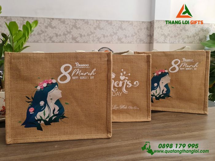 T&uacute;i vải đay in logo l&agrave;m qu&agrave; tặng sự kiện doanh nghiệp