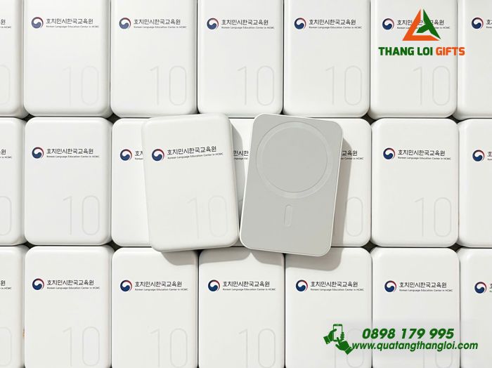 Đế sạc không dây Magsafe in logo công ty