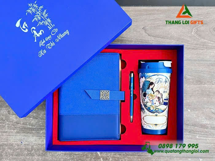 Bộ qu&agrave; tặng khắc t&ecirc;n thầy c&ocirc; tri &acirc;n ng&agrave;y 20/11